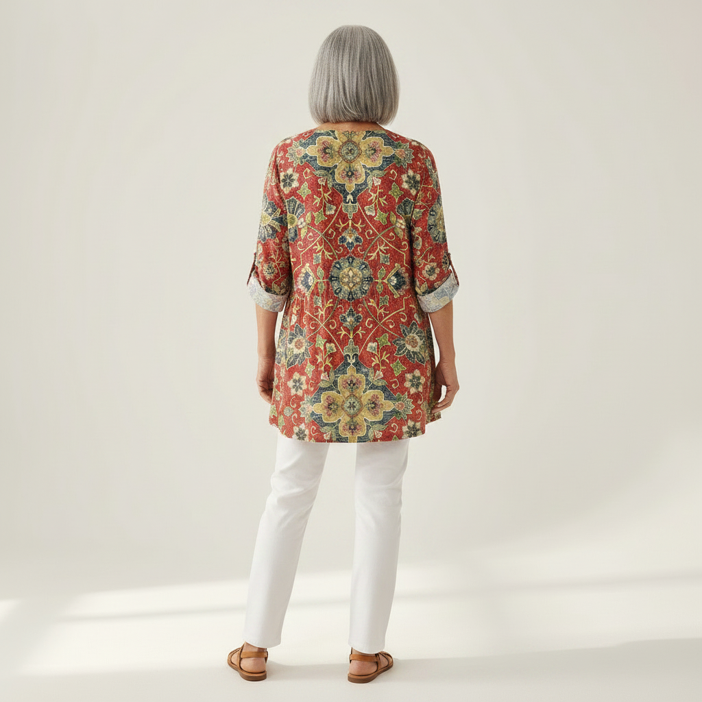 Wren - Blouse longue imprimée