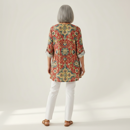 Wren - Blouse longue imprimée