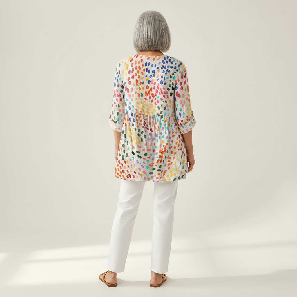 Noelle - Blouse longue imprimée
