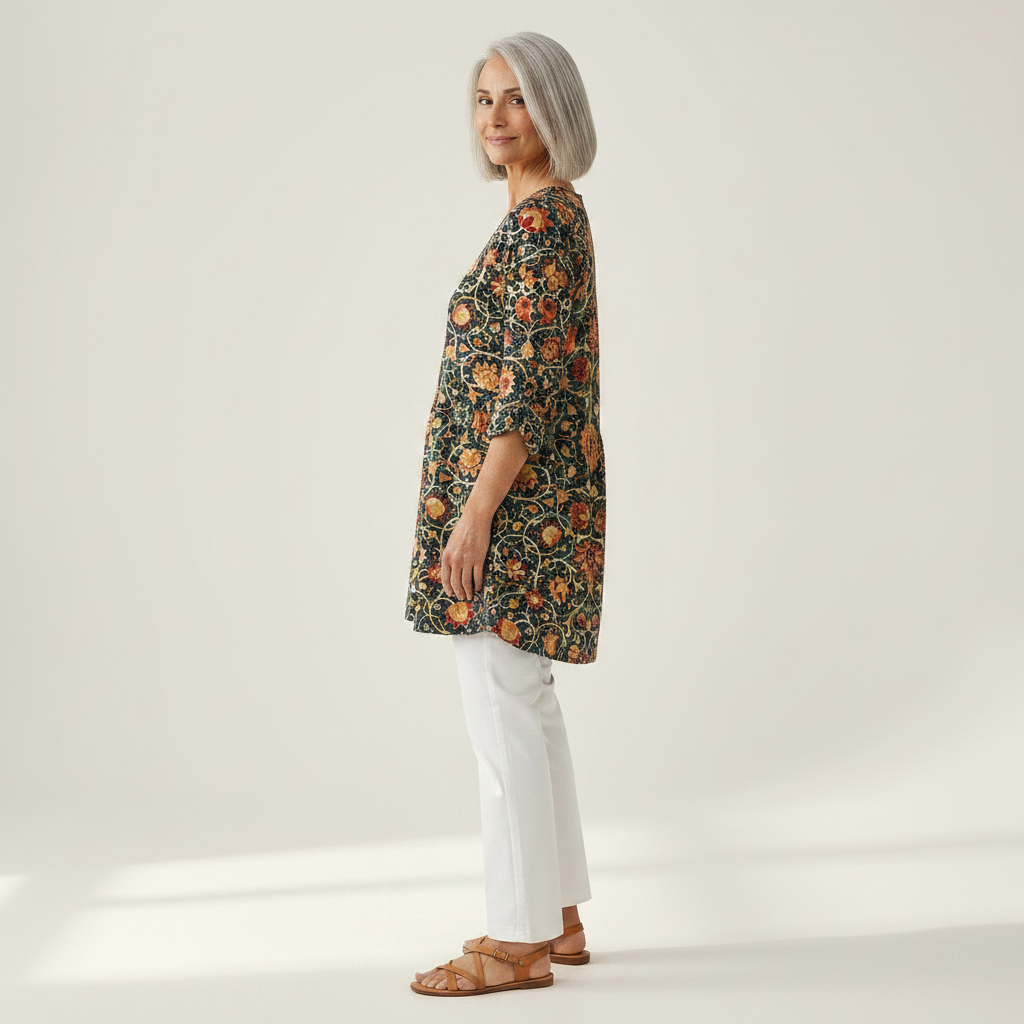 Liora - Blouse longue imprimée