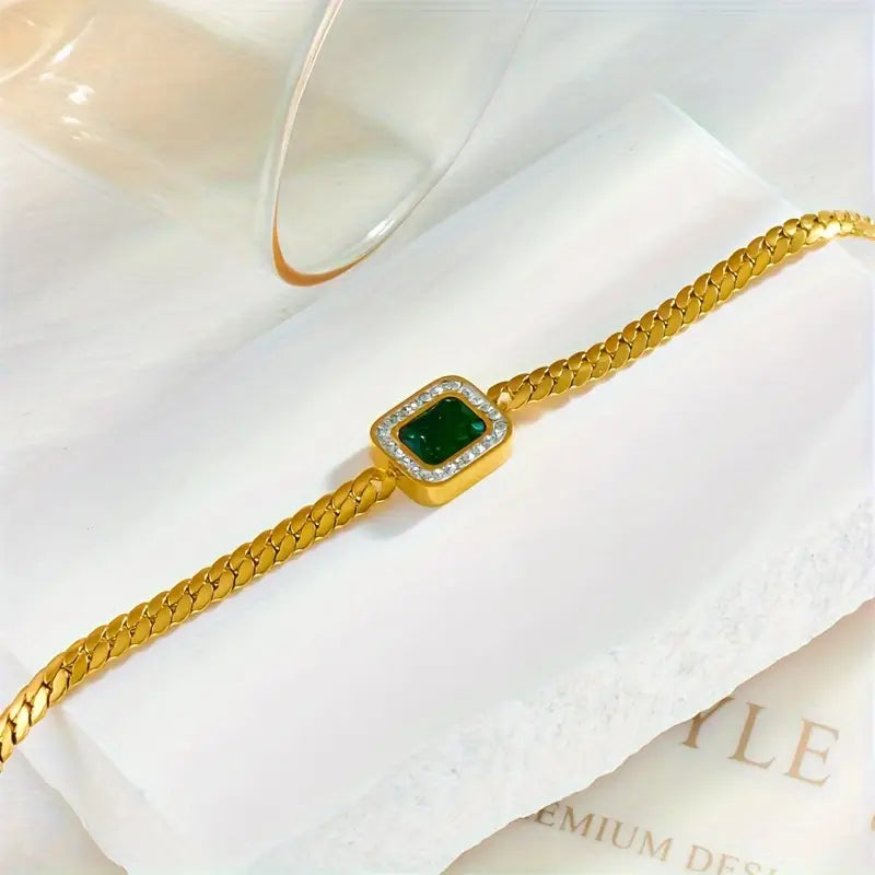 Bracelet Joana Verdoyant avec Émeraude