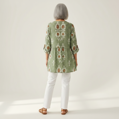 Blair - Blouse longue imprimée