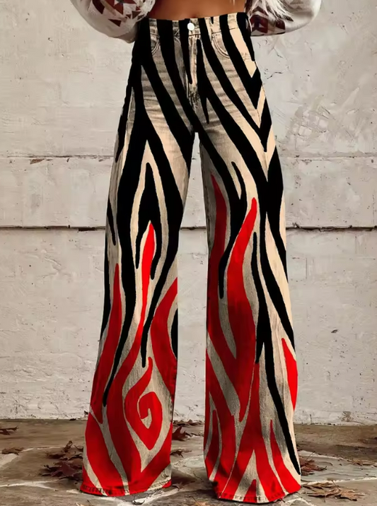 Véronique | Pantalon Imprimé Bohème
