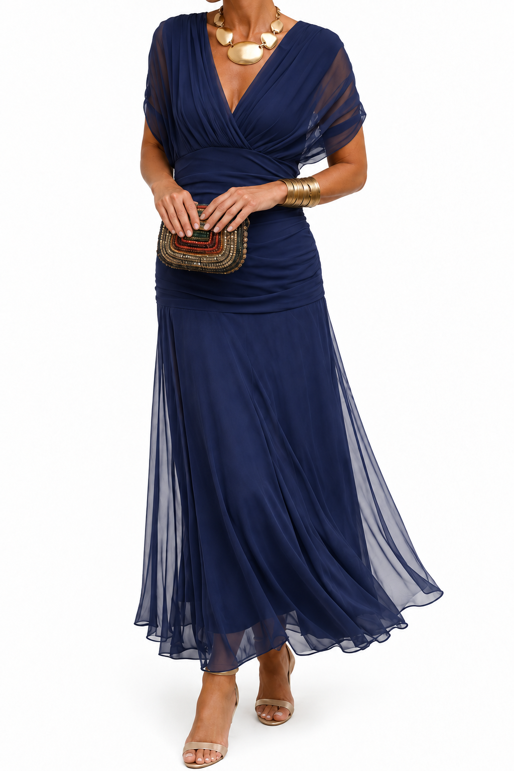 Mikaela | Robe Longue Épaules Dénudées