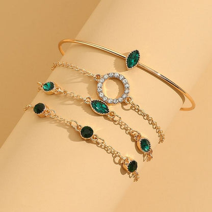 Ensemble de Bracelets Dorés Célestes