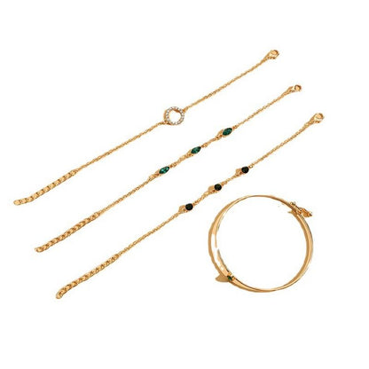 Ensemble de Bracelets Dorés Célestes