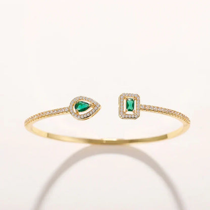 Bracelet Émeraude Brillante