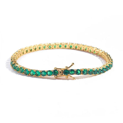 Bracelet Ella avec émeraude