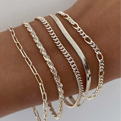 Ensemble de Bracelets Valentina | Or