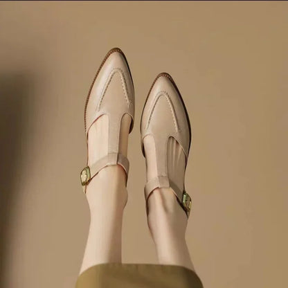 Aurenza - Chaussures femme à boucle et talon bas