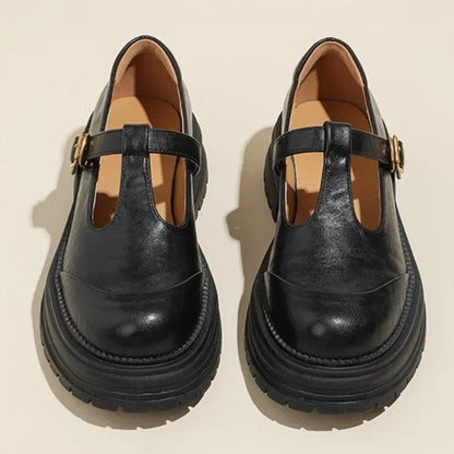 Blythe - Chaussures Mary Jane T-Bar femme à bout rond