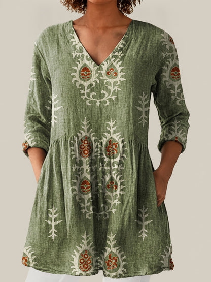 Blair - Blouse longue imprimée