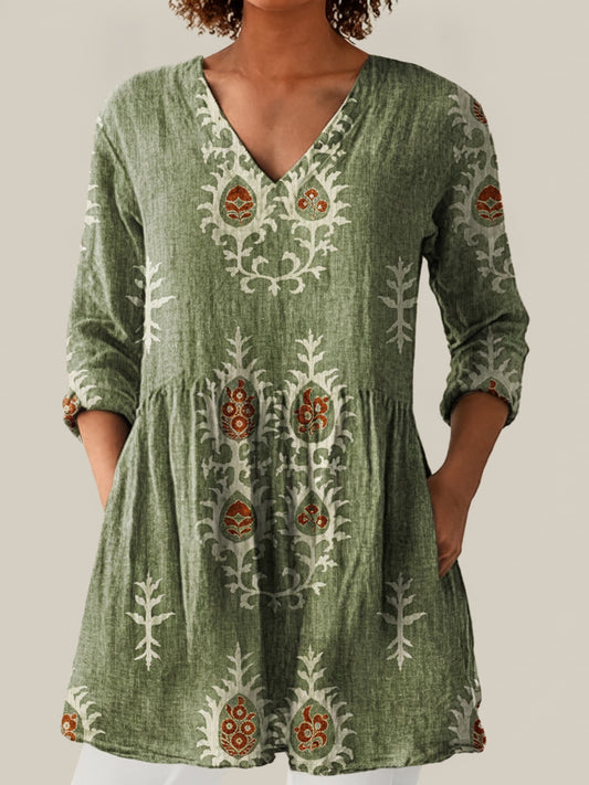 Blair - Blouse longue imprimée