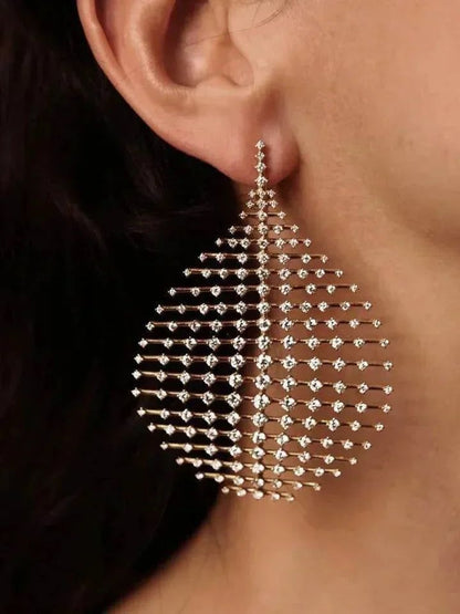 Boucles d'oreilles Vintage Globe avec zircon