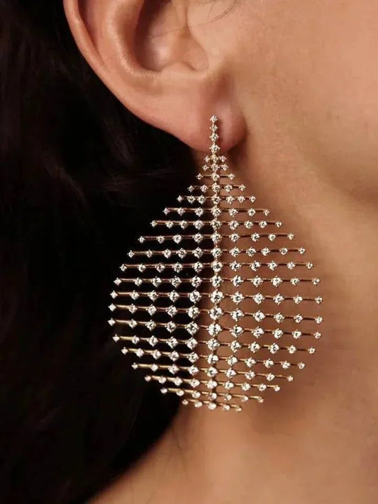 Boucles d'oreilles Vintage Globe avec zircon