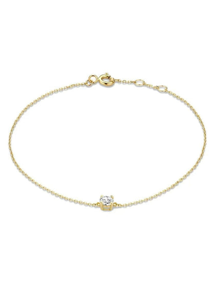 Bracelet Cléa Pierre Moissanite | Or