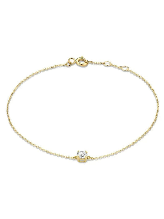 Bracelet Cléa Pierre Moissanite | Or