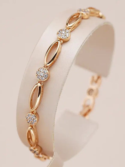 Bracelet élégant plaqué or