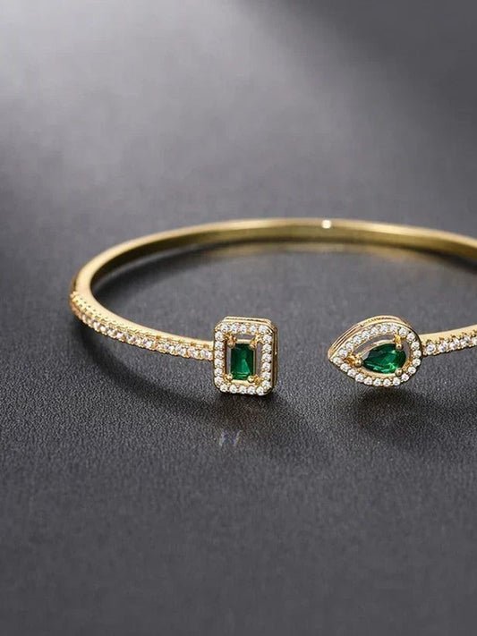 Bracelet Émeraude Brillante