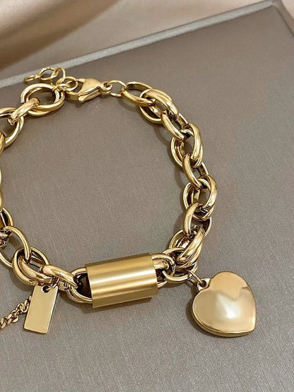 Bracelet épais en or