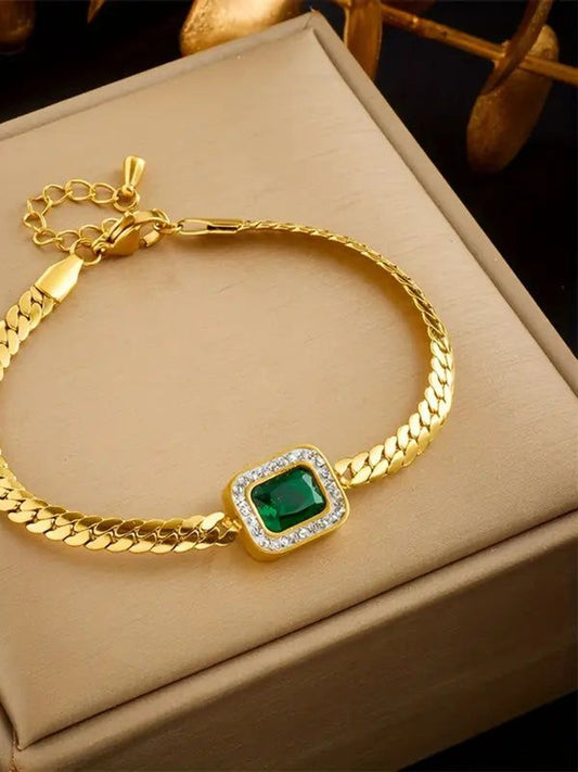 Bracelet Joana Verdoyant avec Émeraude