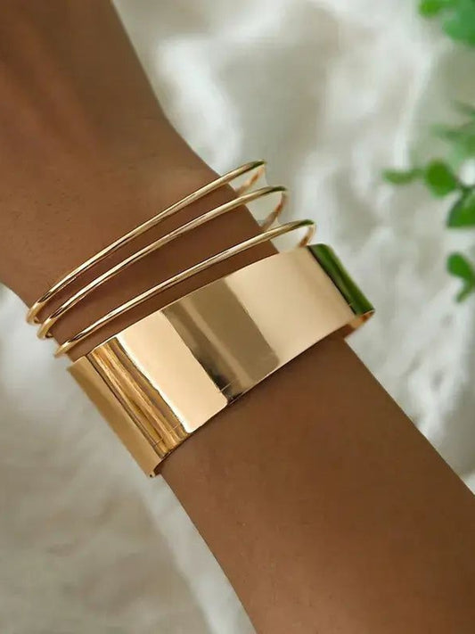 Bracelet vintage classique en or