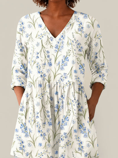 Brielle - Blouse longue imprimée