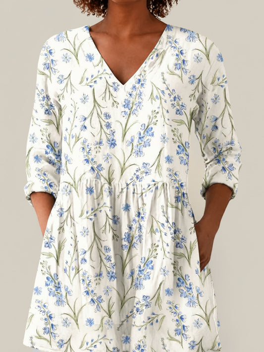 Brielle - Blouse longue imprimée