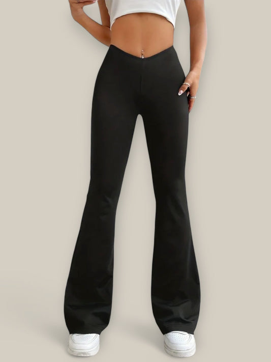 Camille | Pantalon Détendu avec Jambes Évasées