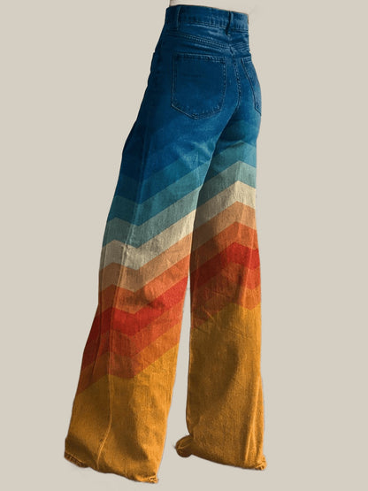 Agnès | Pantalon Motif Naturel