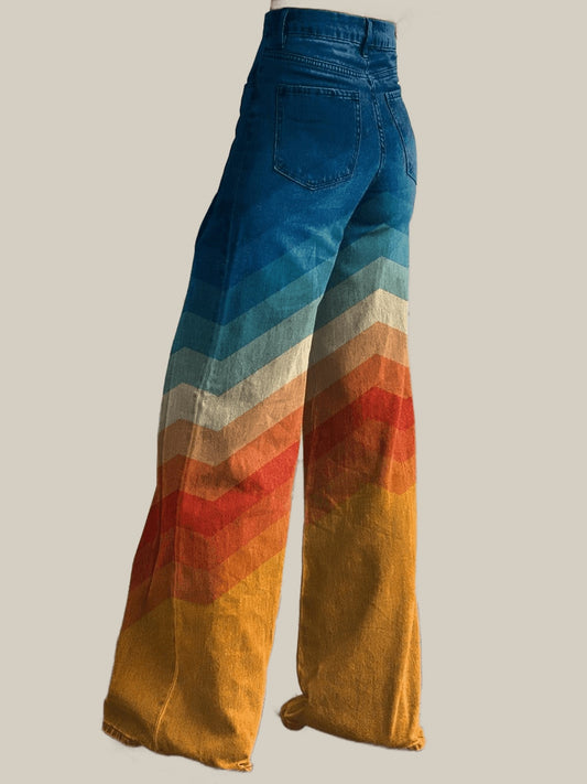 Agnès | Pantalon Motif Naturel