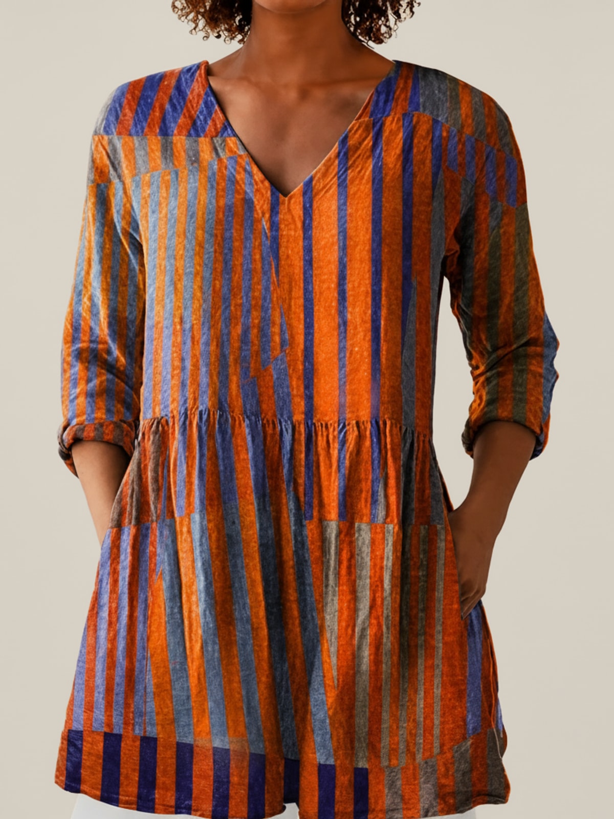 Elowen - Blouse longue imprimée