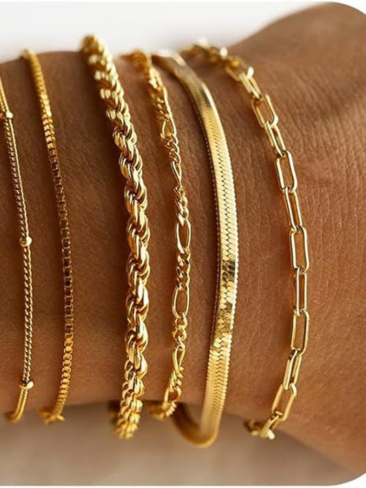 Ensemble de Bracelets Isabella | Or