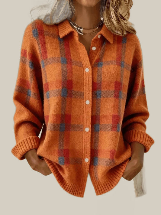 Francesca™ | Pull à carreaux rétro