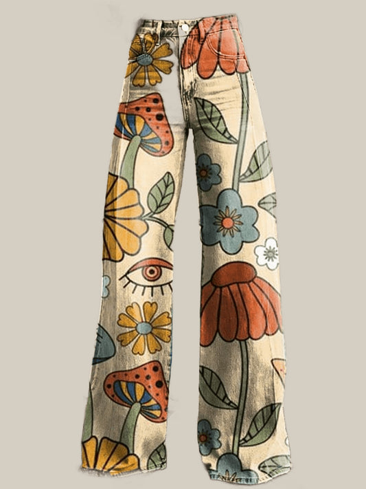Solène | Pantalon Motif Sauvage Doux