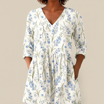 Brielle - Blouse longue imprimée