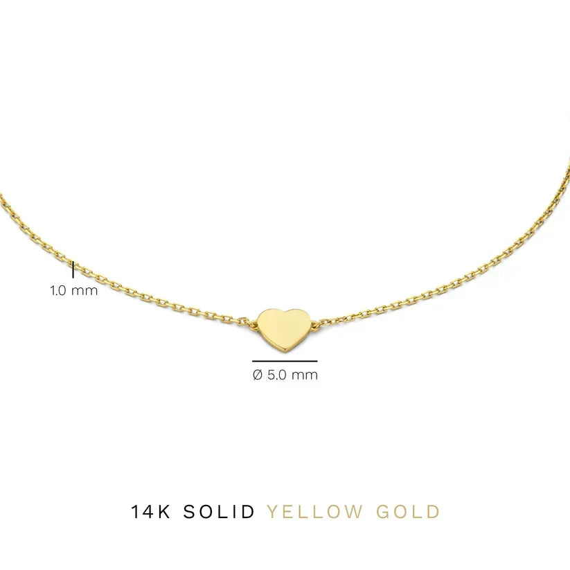 Bracelet Oriana Cœur | Or