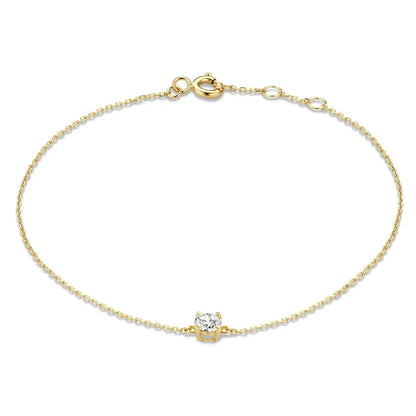 Bracelet Cléa Pierre Moissanite | Or