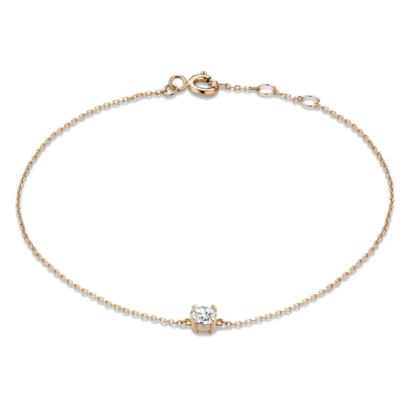Bracelet Cléa Pierre Moissanite | Or