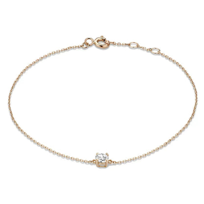 Bracelet Cléa Pierre Moissanite | Or