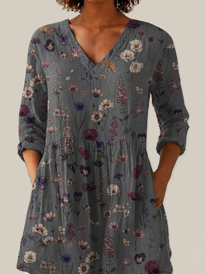 Kira - Blouse longue imprimée