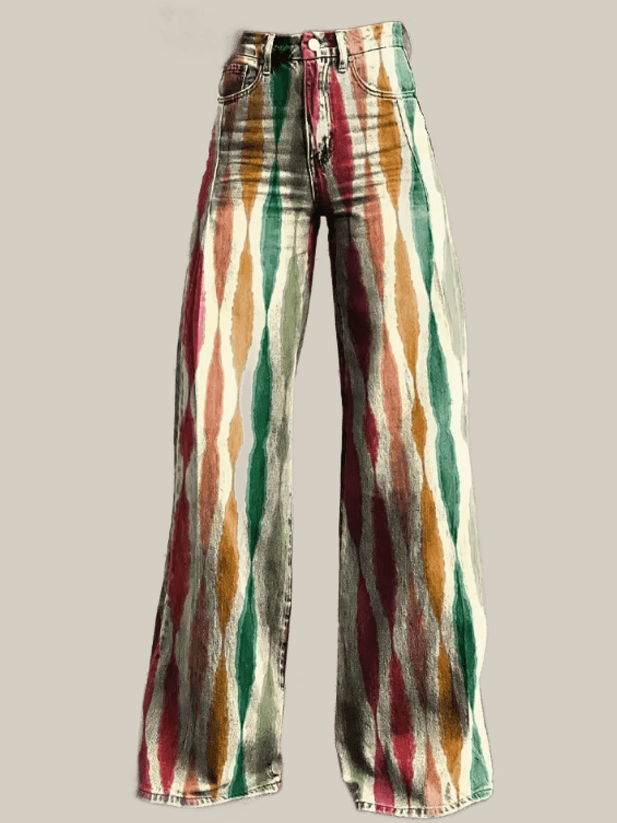Noémie | Pantalon Imprimé Naturel