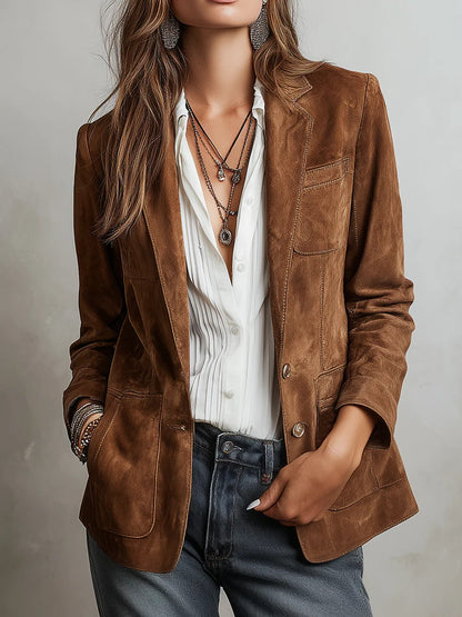 Marcelle | Blazer Vintage Marron
