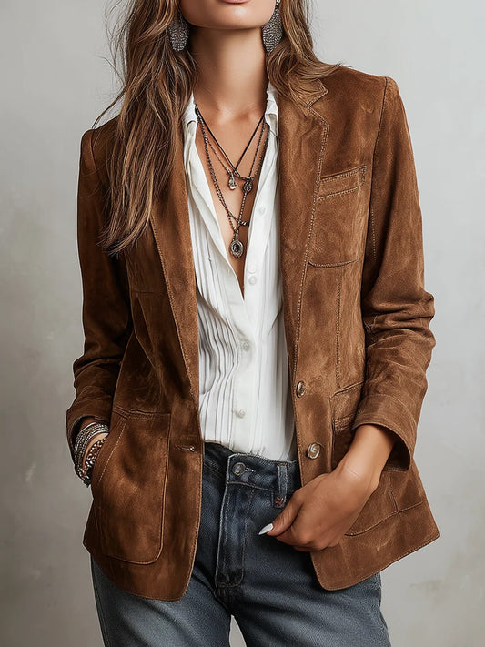 Marcelle | Blazer Vintage Marron
