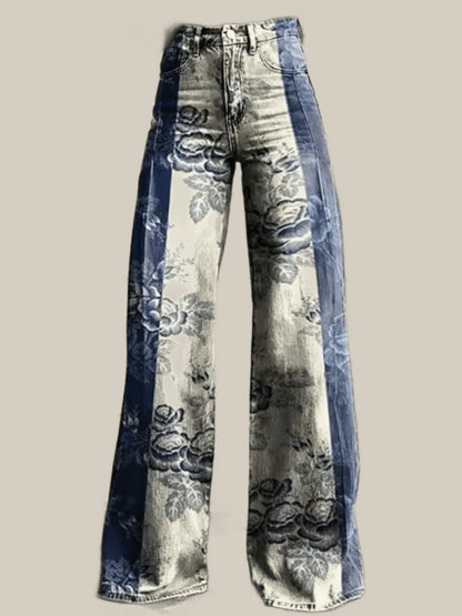 Pauline | Pantalon Motif Fluide