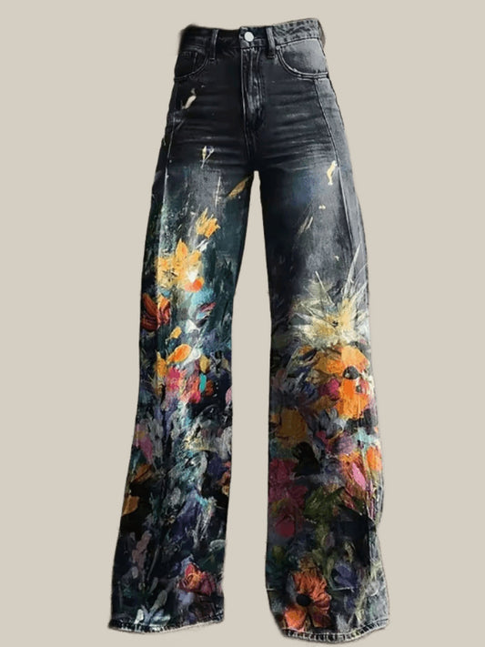 Monique | Pantalon Motif Libre