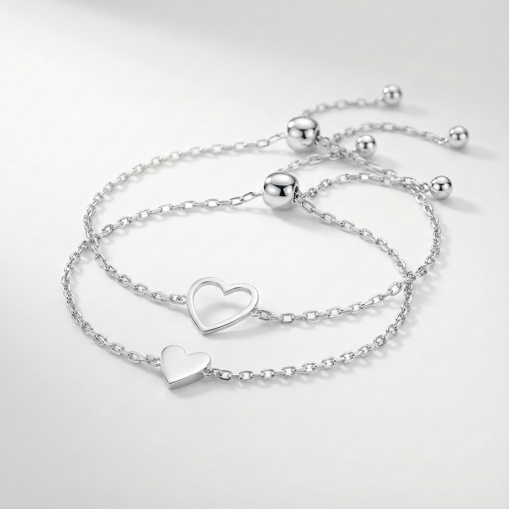 Bracelet Cœurs Assortis “Amour”
