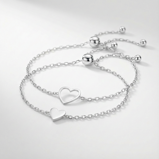 Bracelet Cœurs Assortis “Amour”