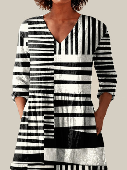 Quinn - Blouse longue imprimée