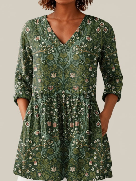 Skye - Blouse longue imprimée